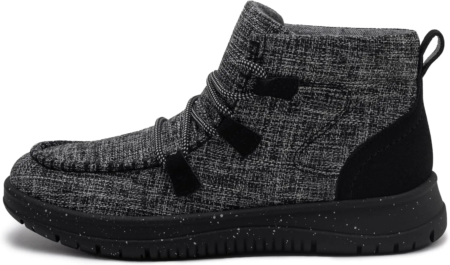 Athlefit Women's Lace Up Ankle Boots Casual Comfortable Lightweight Walking Flat Ankle Booties Boat Shoes