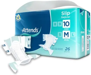Attends Slip Regular 10 Medim Pack of 26