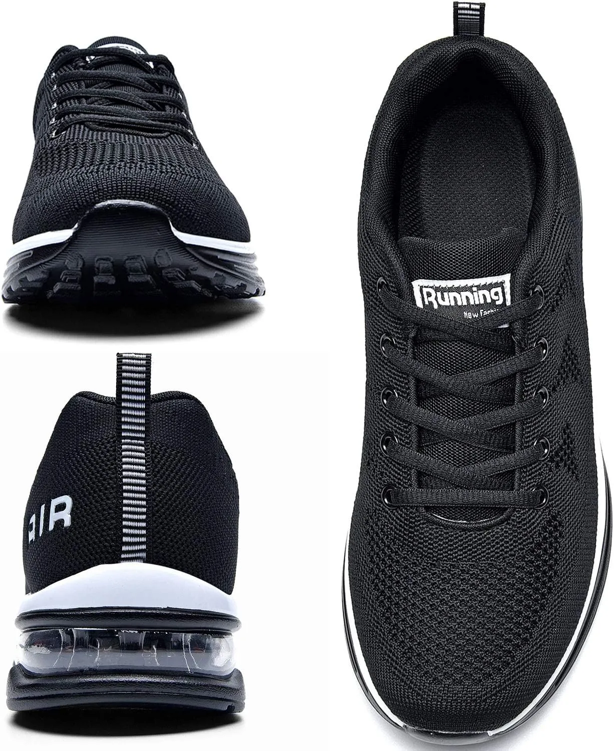 AUPERF Men's Air Running Shoes Lightweight Breathable Workout Footwear Walking Sports Tennis Sneaker