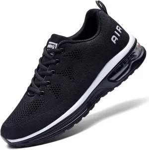 AUPERF Men's Air Running Shoes Lightweight Breathable Workout Footwear Walking Sports Tennis Sneaker