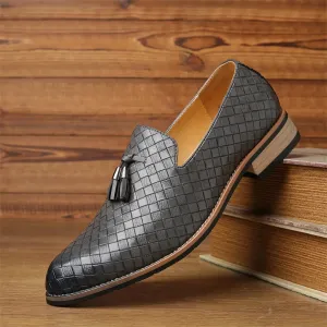 Autumn Leather Slip-On Loafers