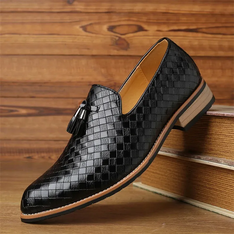 Autumn Leather Slip-On Loafers