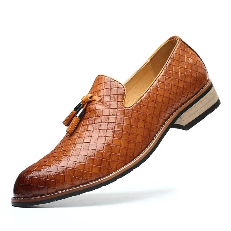 Autumn Leather Slip-On Loafers