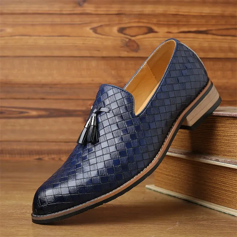 Autumn Leather Slip-On Loafers
