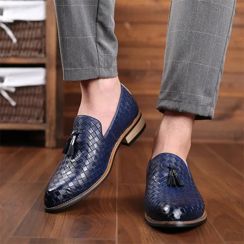 Autumn Leather Slip-On Loafers