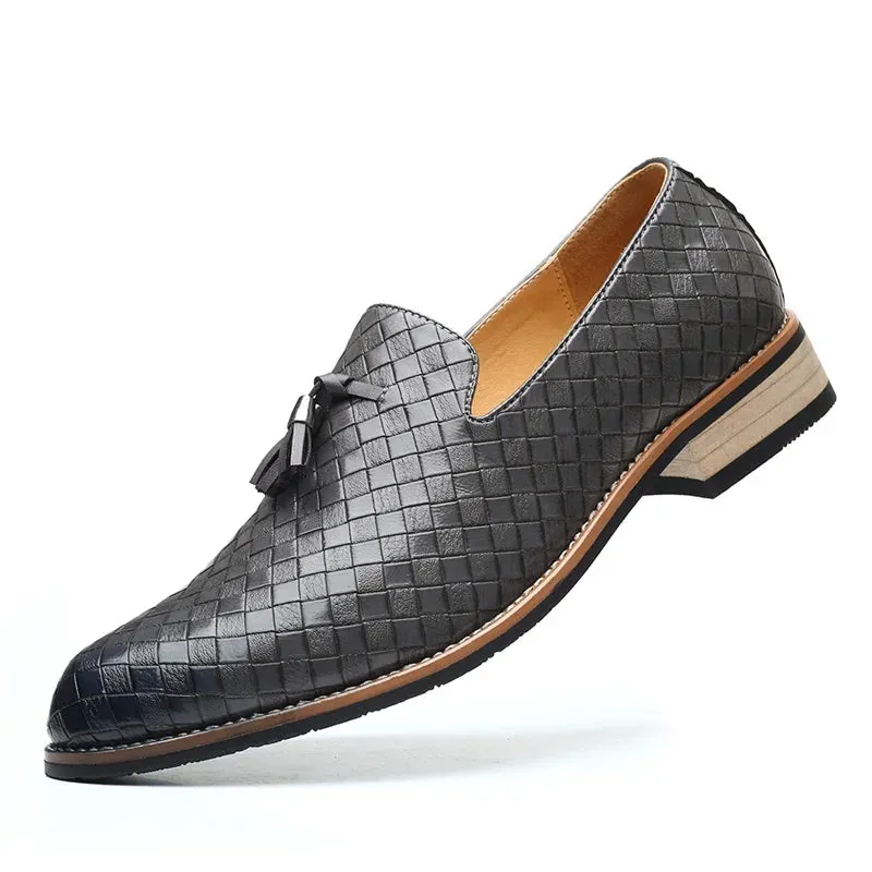 Autumn Leather Slip-On Loafers