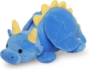 Avocatt 12" Blue Dragon Plushie - Soft, Squishy Stuffed Animal Toy for Kids