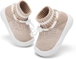 Baby Sock Shoes Girls Baby Walking Shoes Infant Sock Shoes Non Slip Toddler Slip on Tiny Feet Sneakers