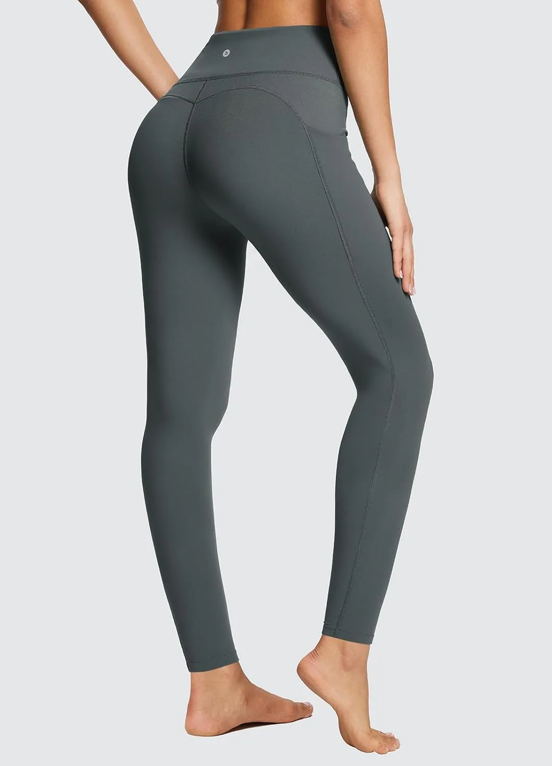 baleaf Women's Leggings with Pockets Tummy Control Workout High Waisted Athletic Running 7/8 Ultra Soft Gym Yoga Ankle Pants