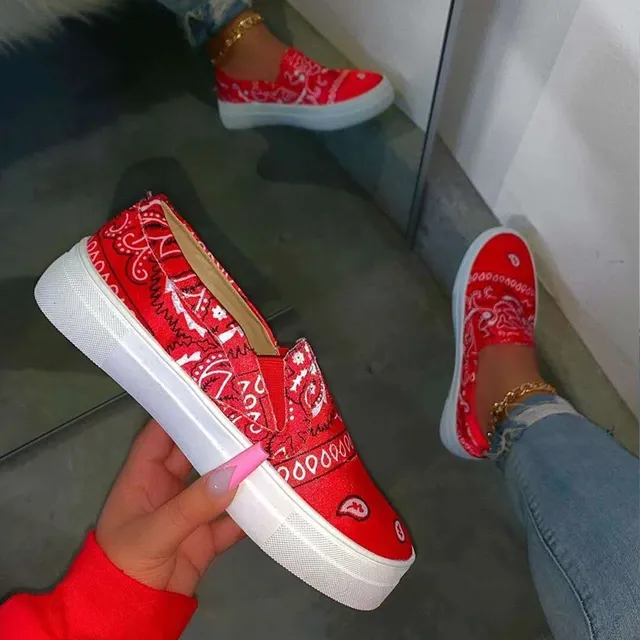 Bandana Print Casual Slip-on