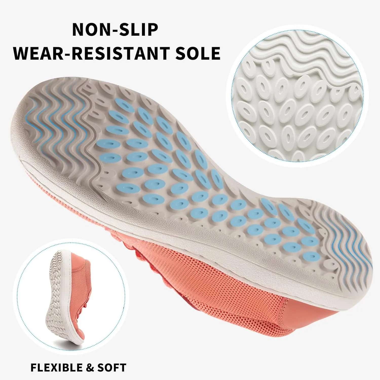 Barefoot Shoes Women Wide Toe Box Walking Shoes Minimalist Zero Drop Sole Breathable Fashion Sneaker