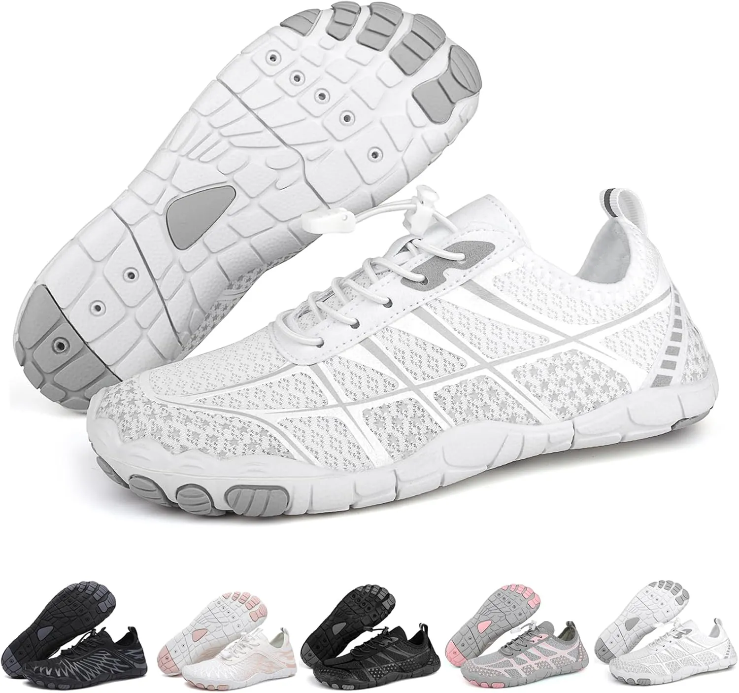 Barefoot Shoes Womens Mens Minimalist Breathable Non-Slip Wide Toe Quick Dry Water Hiking Walking Shoes Athletic Footwear