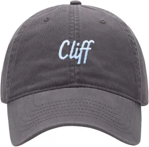 Baseball Cap Men Name Cliff Gift Embroidered Washed Cotton Dad Hat Baseball Caps