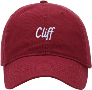 Baseball Cap Men Name Cliff Gift Embroidered Washed Cotton Dad Hat Baseball Caps