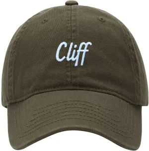 Baseball Cap Men Name Cliff Gift Embroidered Washed Cotton Dad Hat Baseball Caps