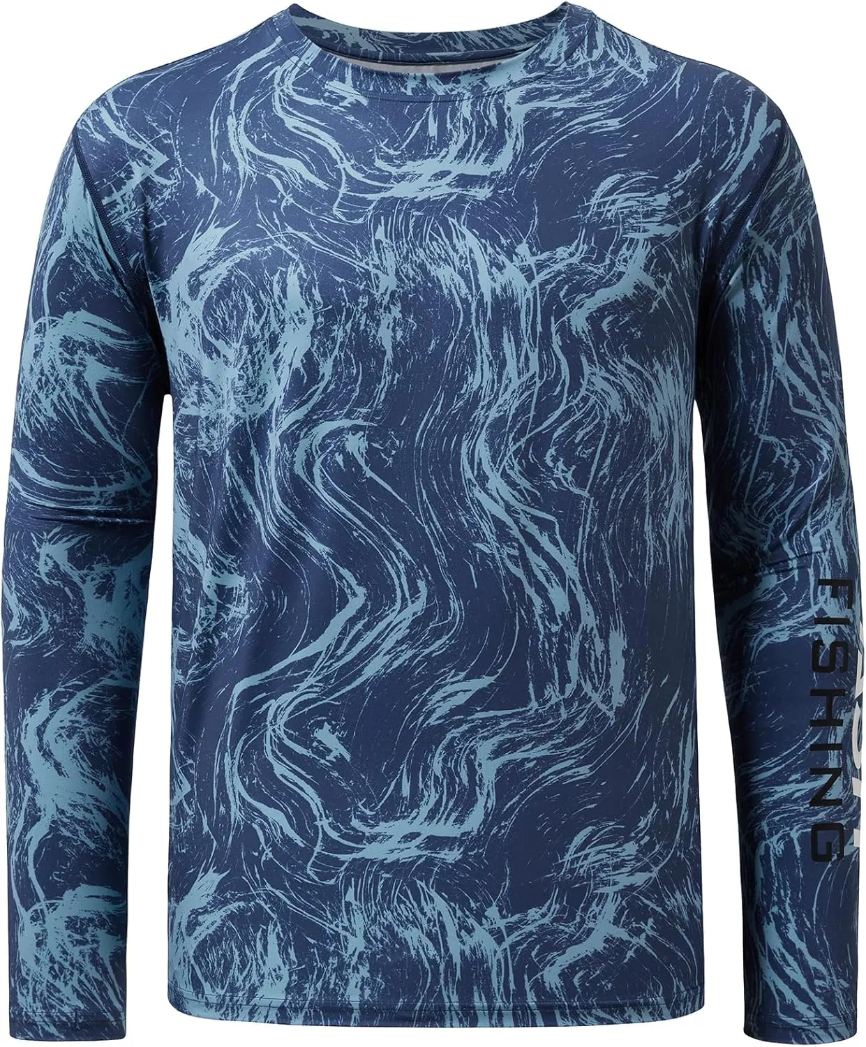 BASSDASH Men’s UPF 50  Camo Long Sleeve Shirts Quick Dry Lightweight Performance Shirt for Outdoors Fishing Hiking
