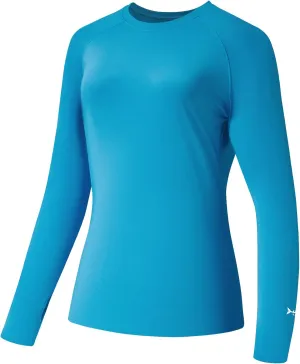 BASSDASH Women’s UPF 50  UV Sun Protection T-Shirt Long Sleeve Fishing Hiking Performance Shirts
