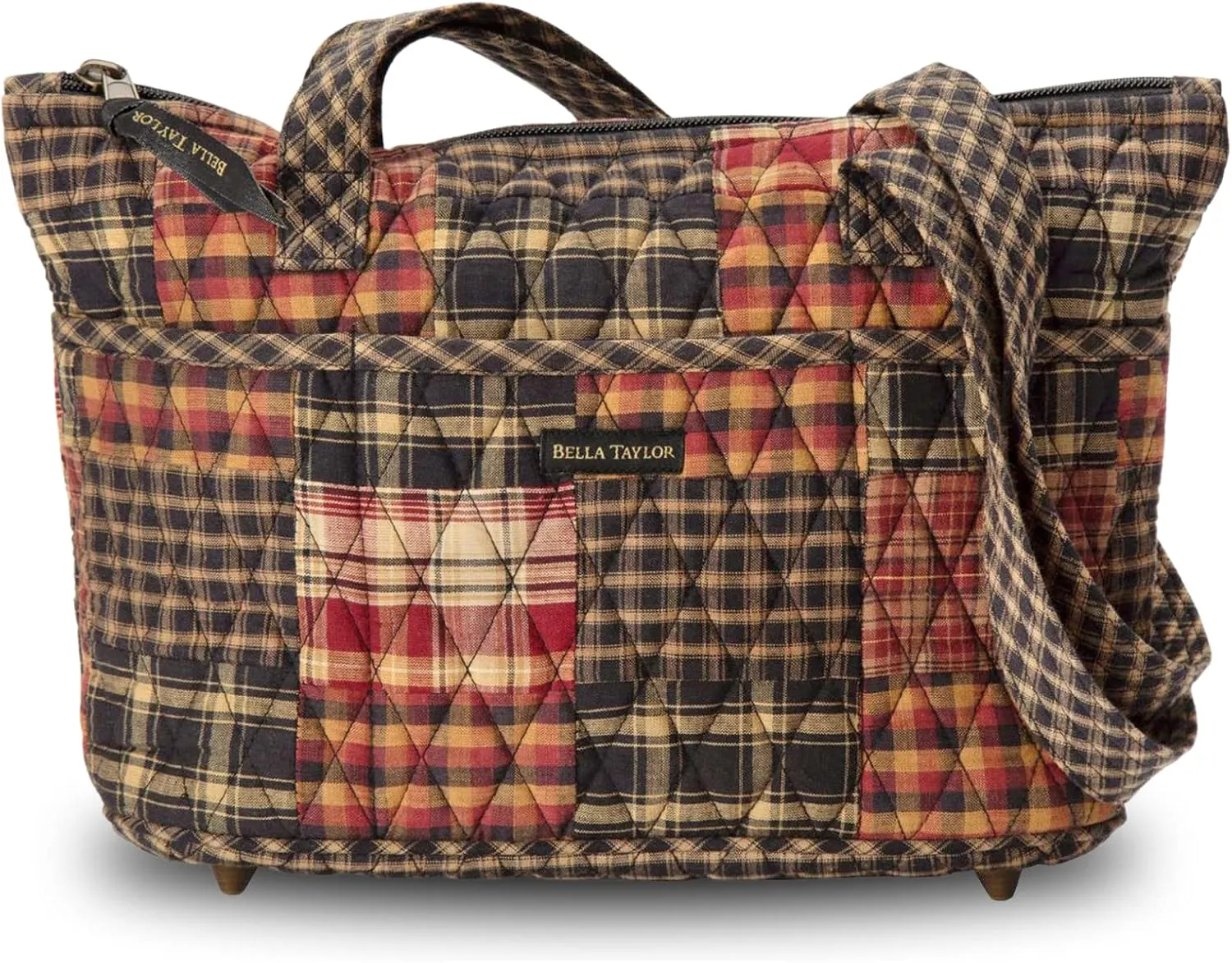 Bella Taylor Small Tote | Lightweight Quilted Fabric Purses for Women
