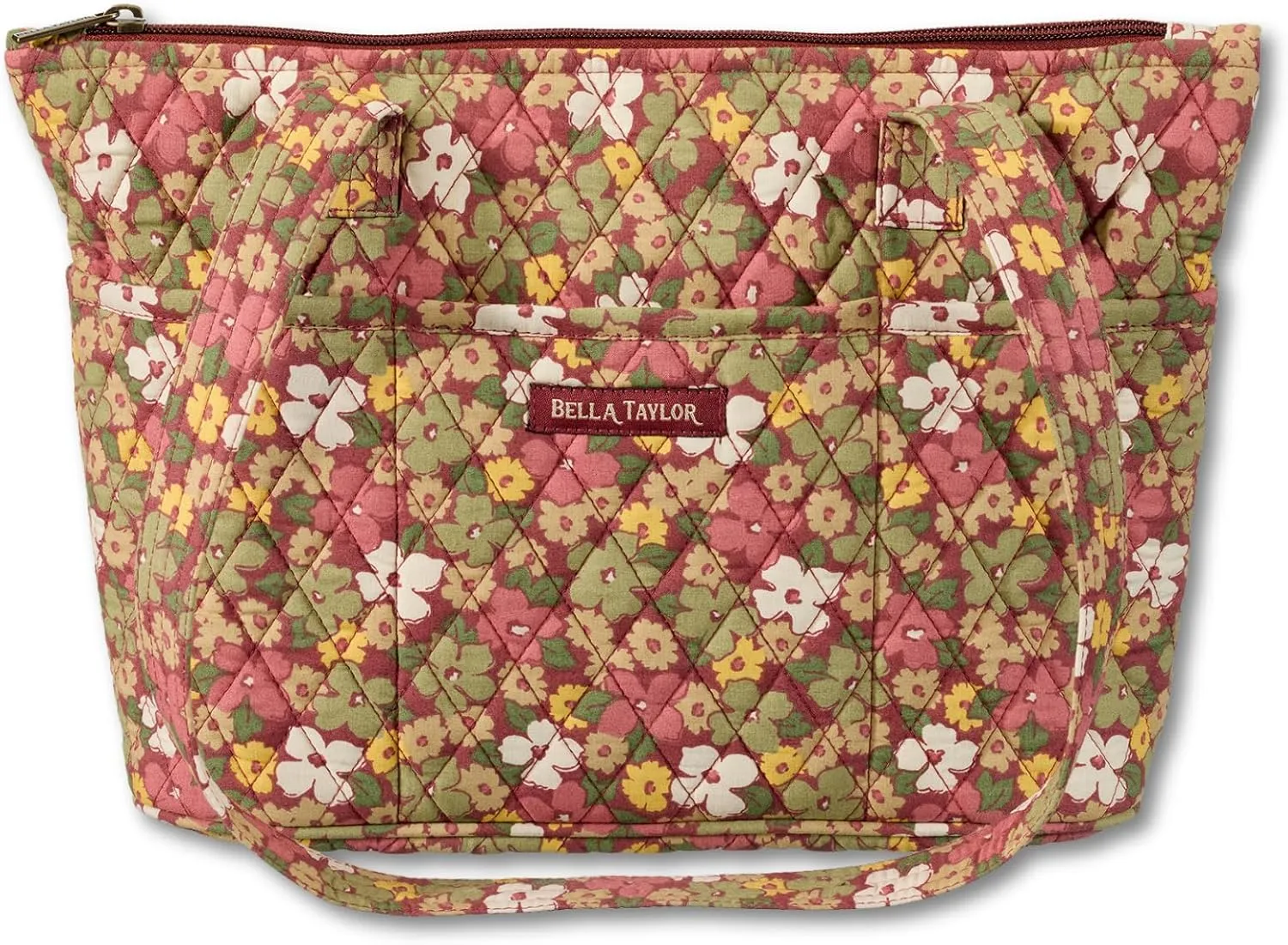 Bella Taylor Small Tote | Lightweight Quilted Fabric Purses for Women