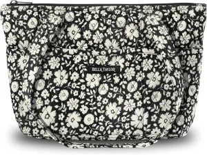 Bella Taylor Small Tote | Lightweight Quilted Fabric Purses for Women
