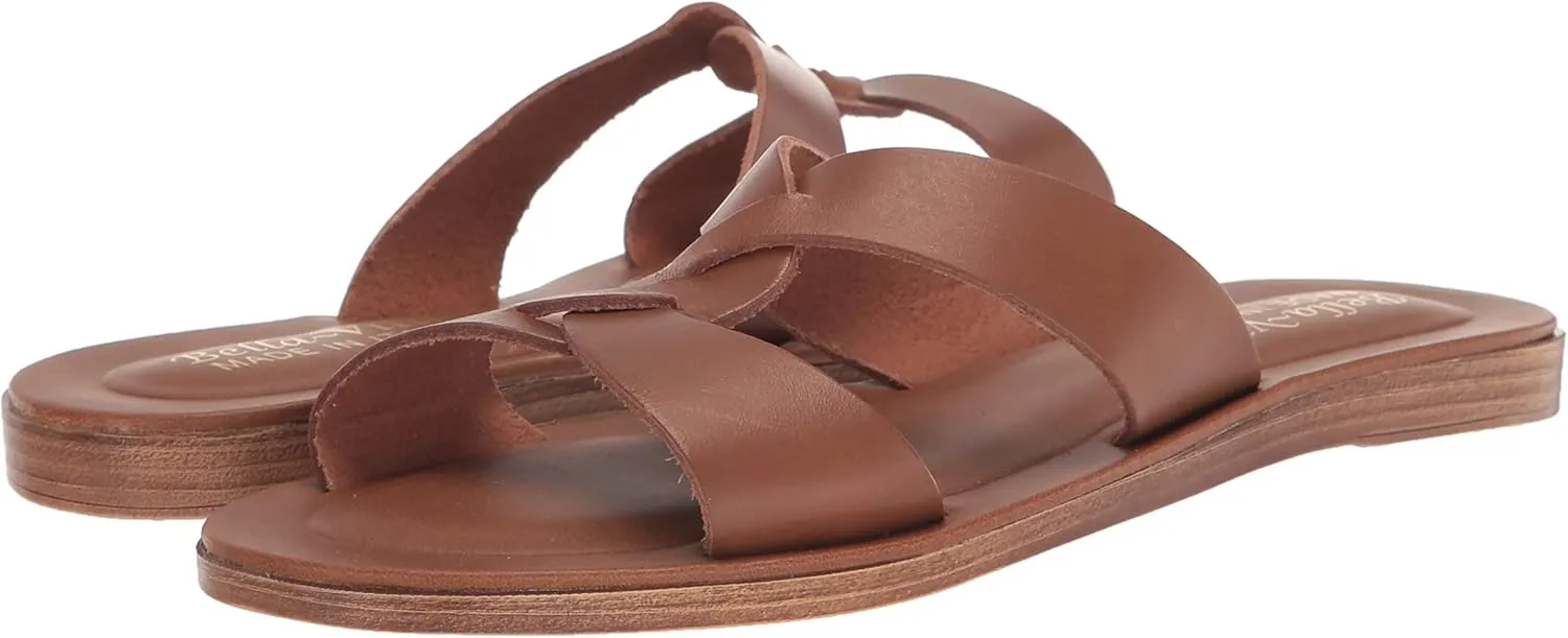 Bella Vita Women's Ona-Italy Sparkle Slide Flat Sandal
