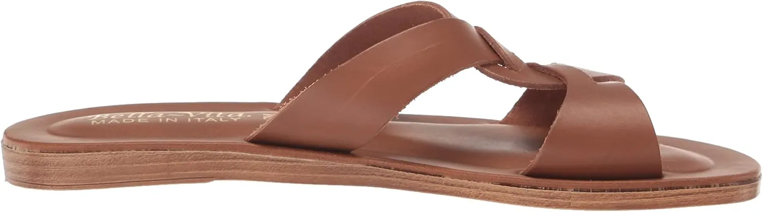 Bella Vita Women's Ona-Italy Sparkle Slide Flat Sandal