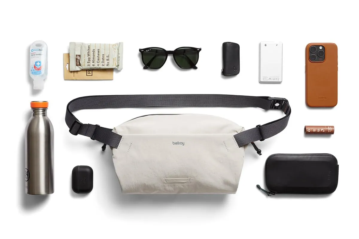 Bellroy Lite Sling, Sling Crossbody Bag For Men & Women, 2024 New Lightweight Water-resistant Materials, Perfect for Travel, 7L