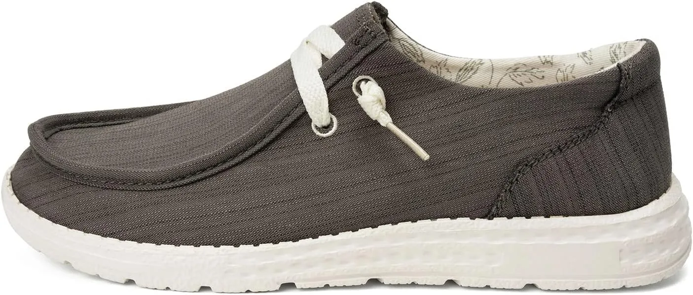 BENEKER Women's Loafers Slip On Low Top Sneakers Casual Boat Shoes Comfortable Walking Flats Breathable Canvas Shoes