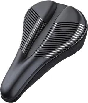 Bike Seat Cushion for Cannondale Caad13 105 CAAD5 CAAD8 CAADX Catalyst Cujo Dave F28, Memory Foam & Gel Padded Cover Bicycle Seat for Men Women Shock-Absorbing Comfort Bike Seat Pad,A