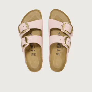 Birkenstock Arizona Big Buckle Nubuck Leather Soft Pink Sandals