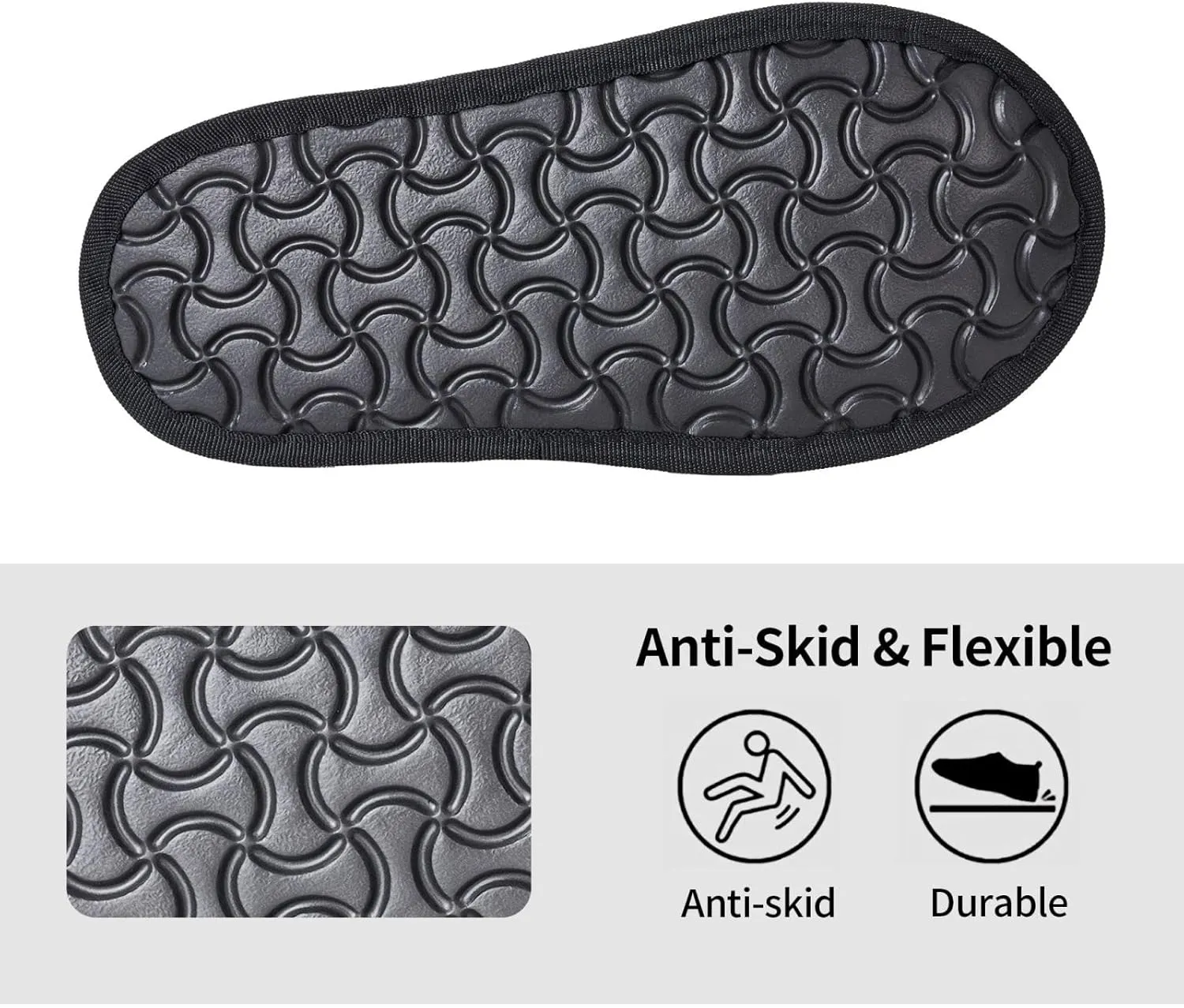 Black Dog Lie on Maple Leaf Furry Slippers for Men Women Fuzzy Memory Foam Slippers Warm Comfy Slip-on Bedroom Shoes Winter House Shoes for Indoor Outdoor