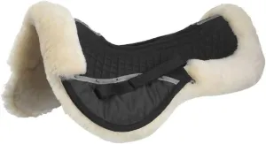 Black Rising Riser Pad with Spin Channel Mesh Ventilation and Real Sheep Skin Lining for The and Ventilation