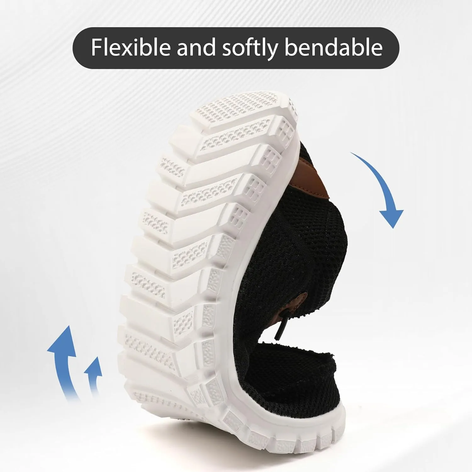 Black Shoes Mens Loafers & Slip-ons|Casual Dress Business Boat Shoes Lightweight Slip on Walking Sneakers Slippers