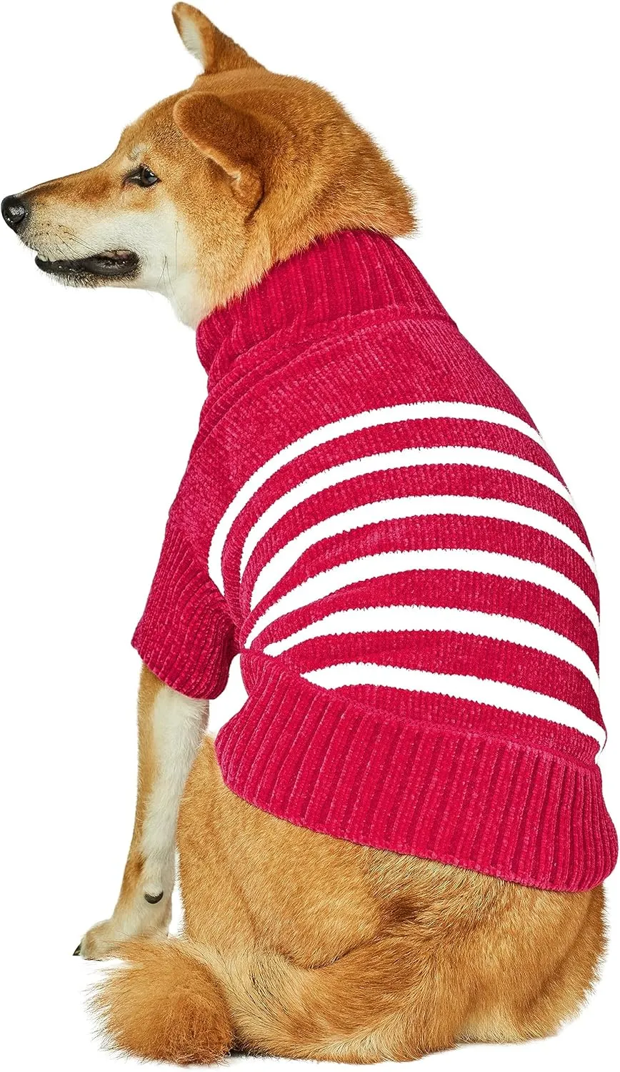 Blueberry Pet Ultra Soft Dog Sweater, Hot Pink, 10"- Warm Dog Coat for Winter, Coz Dog Sweaters, Small Dog Coat, Soft Dog Fleece Sweater for Small Dog