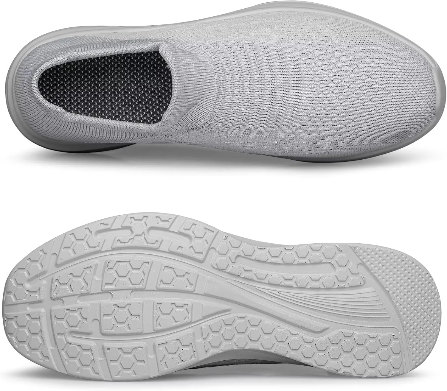BNR Mens Flat Shoes Barefoot Sock Sneakers Casual Lightweight Comfortable Air Cushion Support
