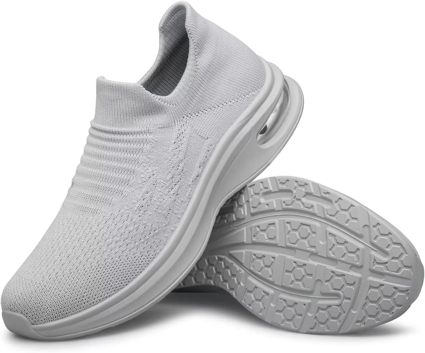 BNR Mens Flat Shoes Barefoot Sock Sneakers Casual Lightweight Comfortable Air Cushion Support