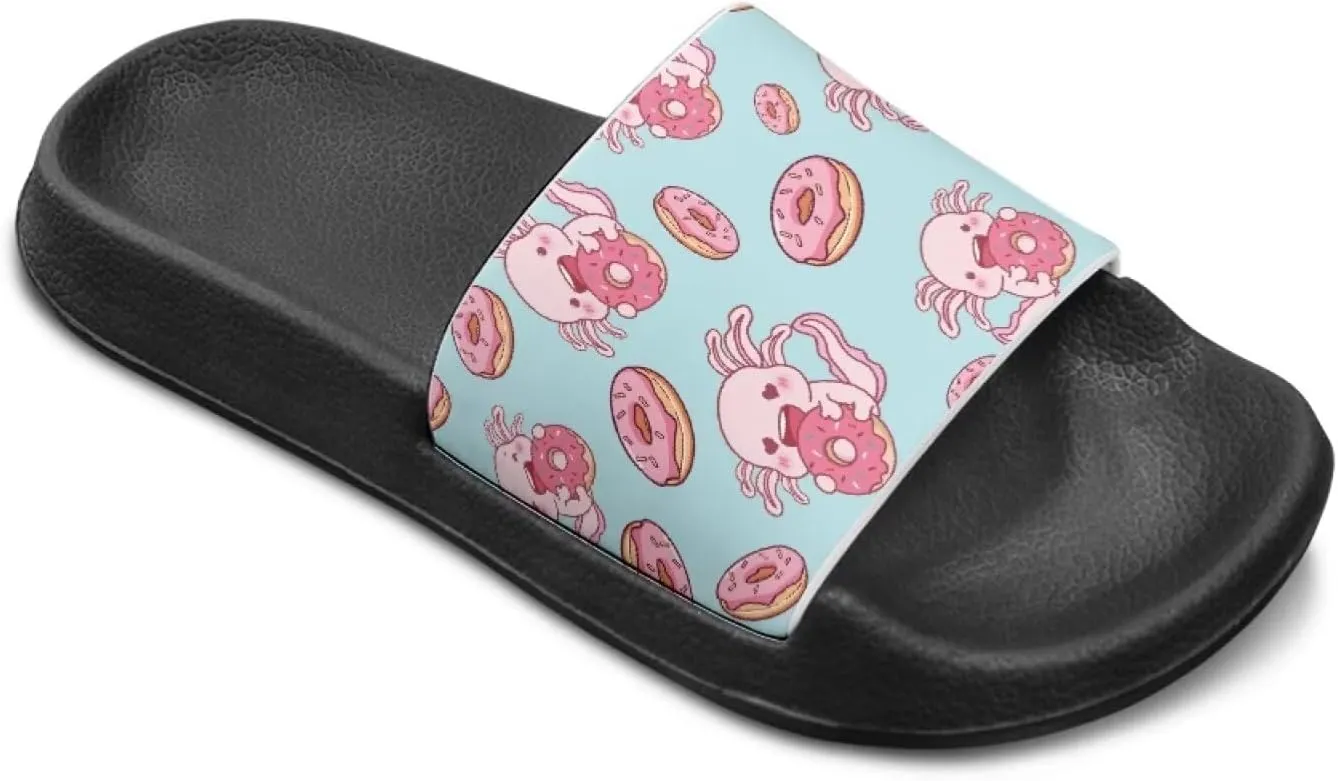 Boys Girls Slip On Slippers Cartoon Open Toe Design Comfortable Living Room Sandals for Beach Days Funny
