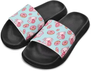 Boys Girls Slip On Slippers Cartoon Open Toe Design Comfortable Living Room Sandals for Beach Days Funny