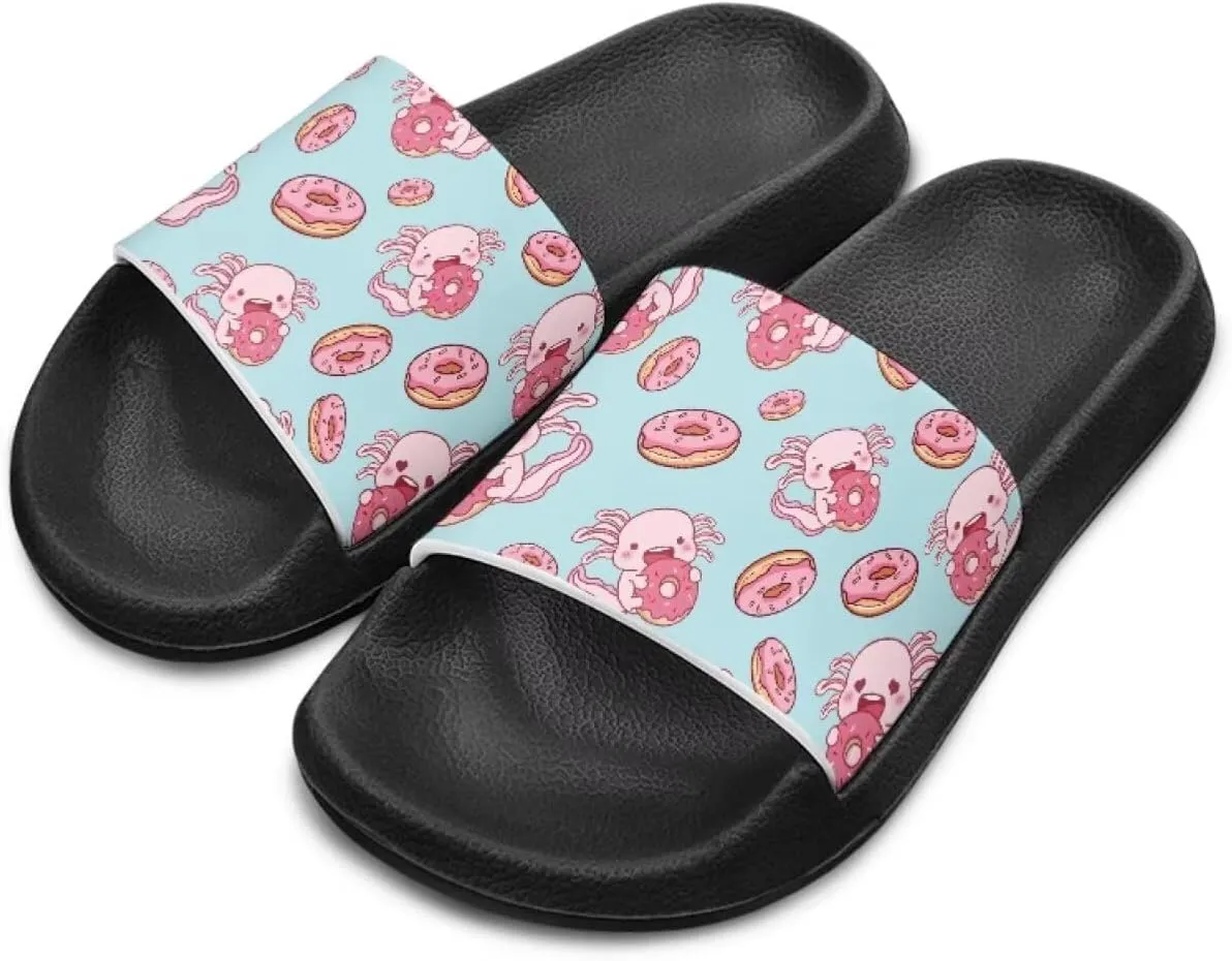 Boys Girls Slip On Slippers Cartoon Open Toe Design Comfortable Living Room Sandals for Beach Days Funny