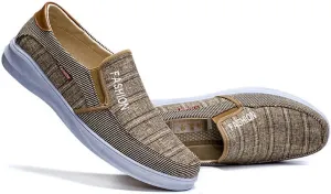 Breathable & Lightweight Men's Loafers: Anti-Skid, Easy Slip-On for Outdoor Comfort & Style