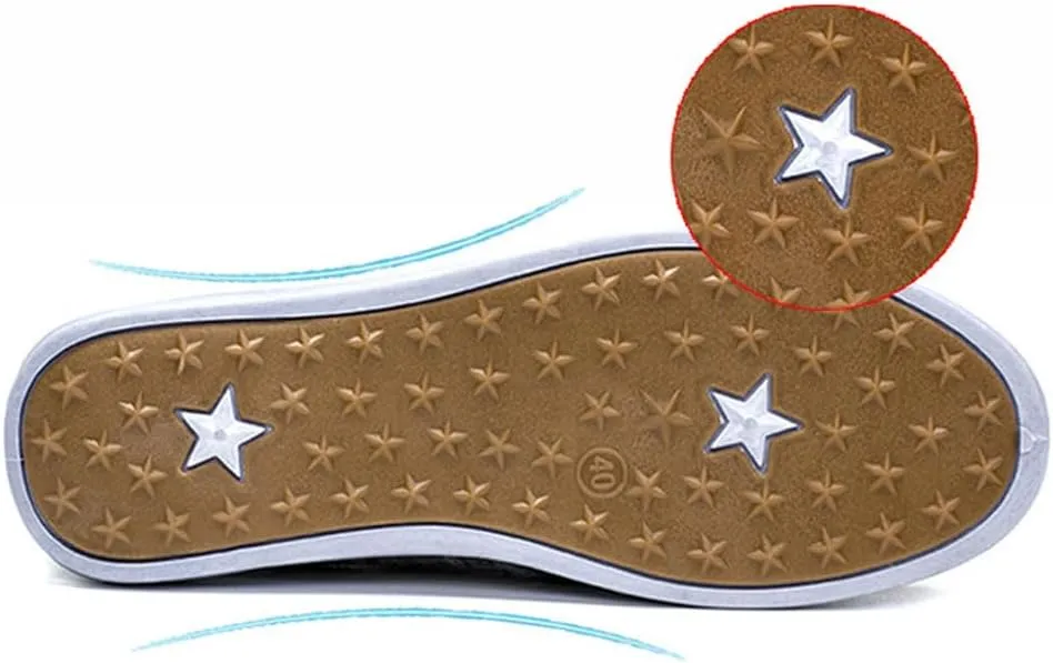 Breathable & Lightweight Men's Loafers: Anti-Skid, Easy Slip-On for Outdoor Comfort & Style