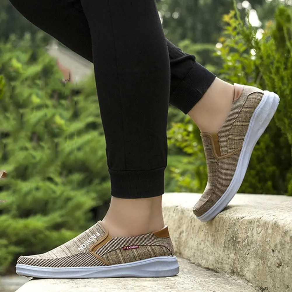 Breathable & Lightweight Men's Loafers: Anti-Skid, Easy Slip-On for Outdoor Comfort & Style