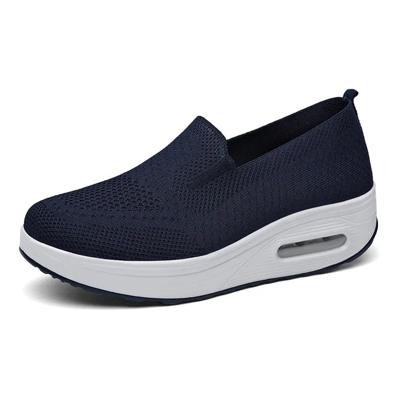 Breathable Mesh Slip-On Sneakers