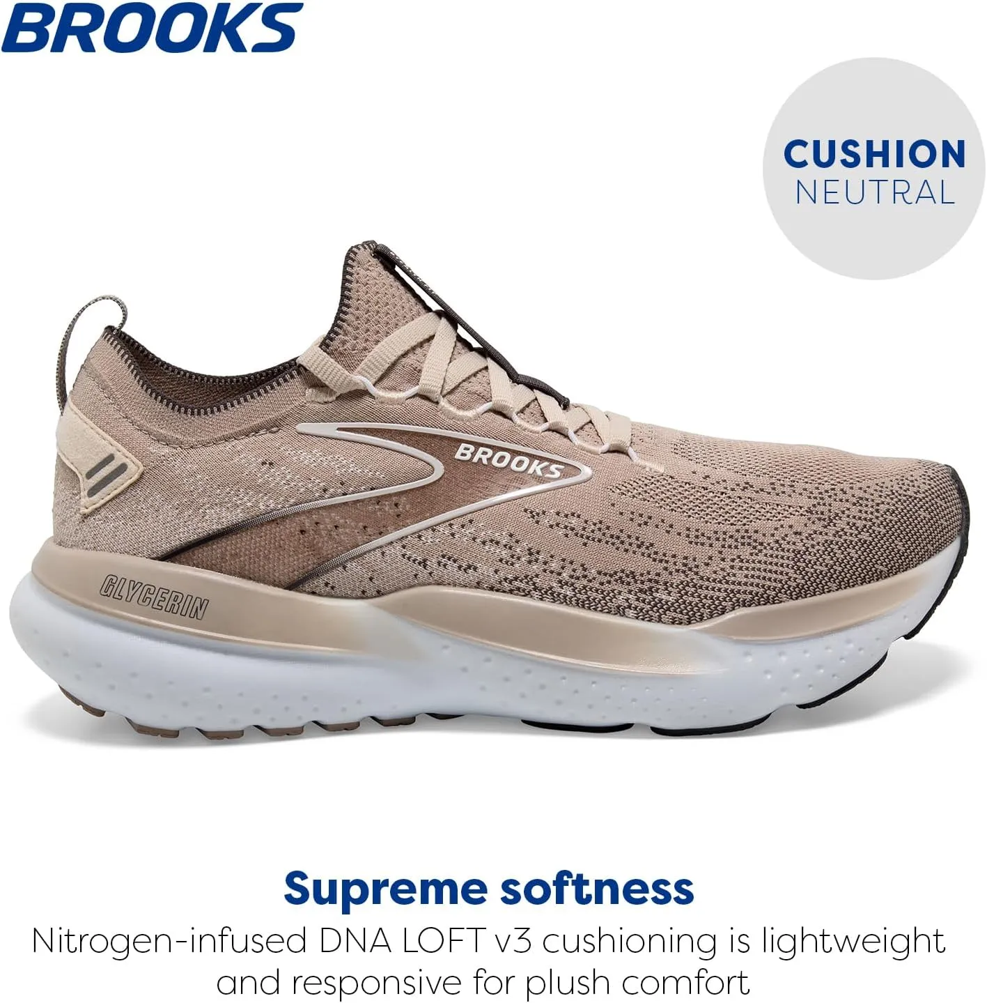 Brooks Men’s Glycerin Stealthfit 21 Neutral Running Shoe