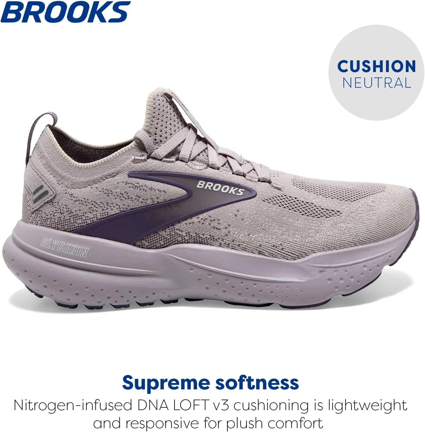 Brooks Women’s Glycerin Stealthfit 21 Neutral Running Shoe