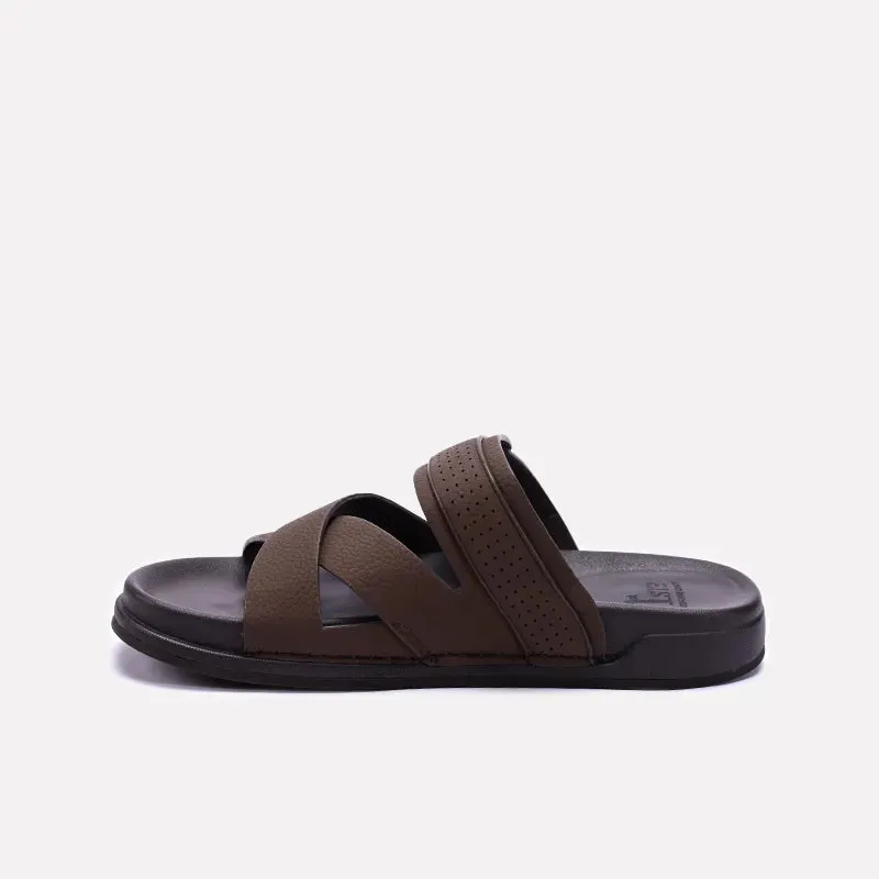 Brown Soft Casual Slippers 0151120