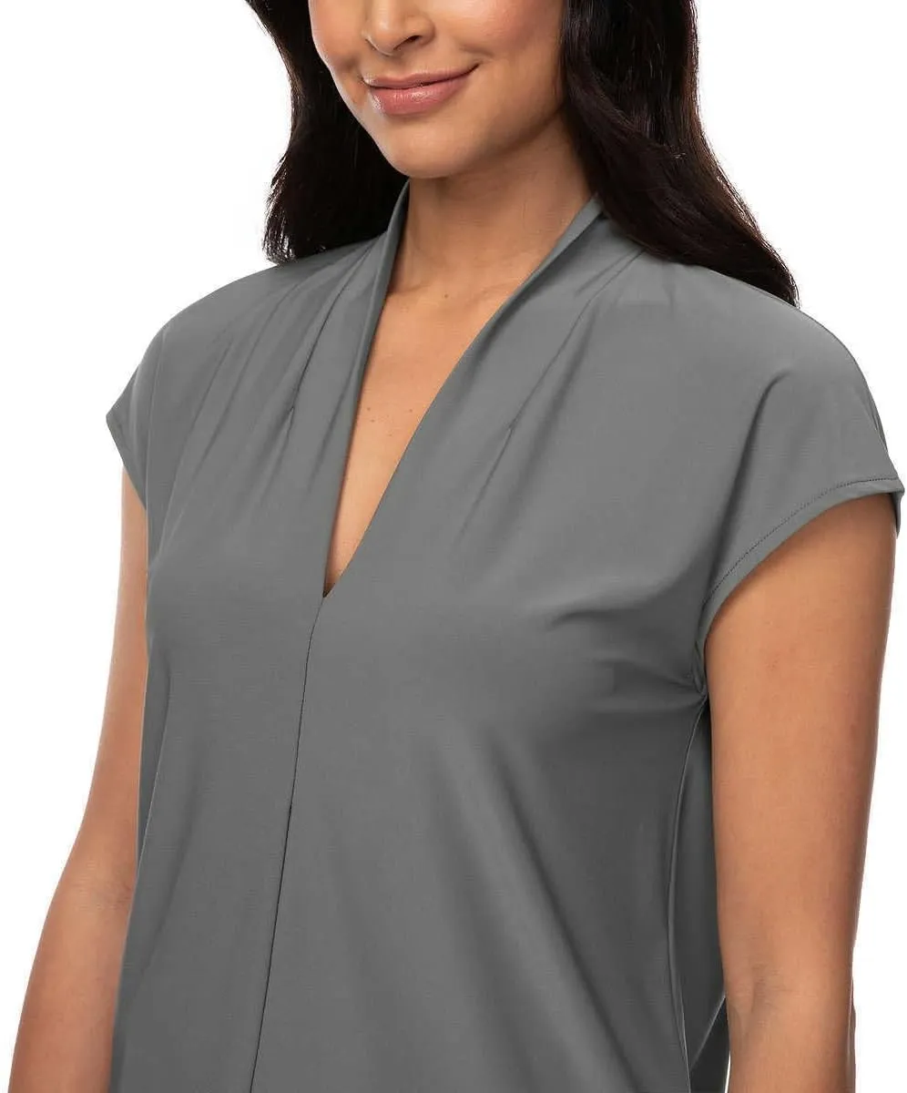 Buffalo David Bitton Ladies' V-Neck Comfort Fit Cap Sleeves Blouse