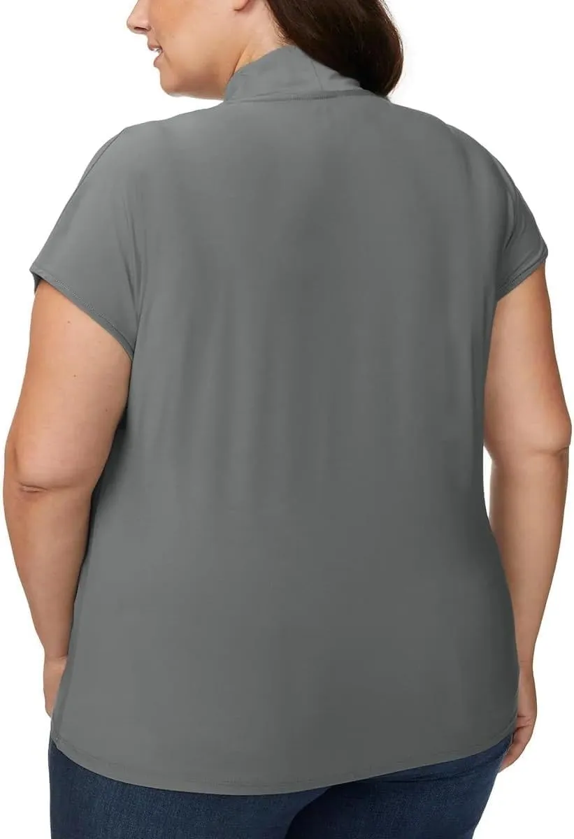 Buffalo David Bitton Ladies' V-Neck Comfort Fit Cap Sleeves Blouse
