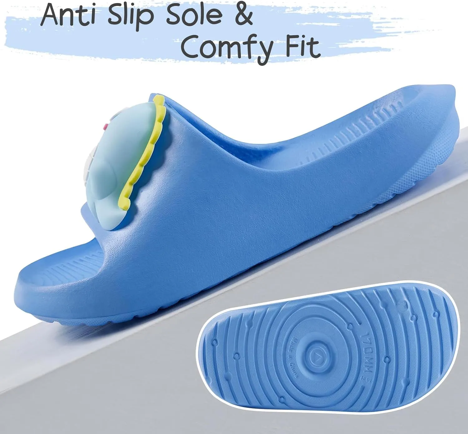 Bunny Toddler Slides Slipper Unisex Child Boys & Girls Slide Sandals for Kids Flip Flops Comfy Shower Slippers Beach Garden Shoes