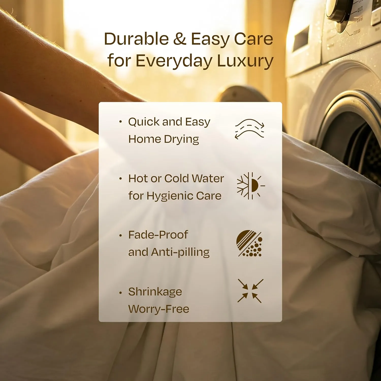 California Design Den Luxury Sheets Full Size Bed Set - Buttery Soft 800 Thread Count Sateen, 100% Cotton Sheet Sets, Beats Fake Egyptian Claims, Deep Pockets, Durable Bedding Set (White)